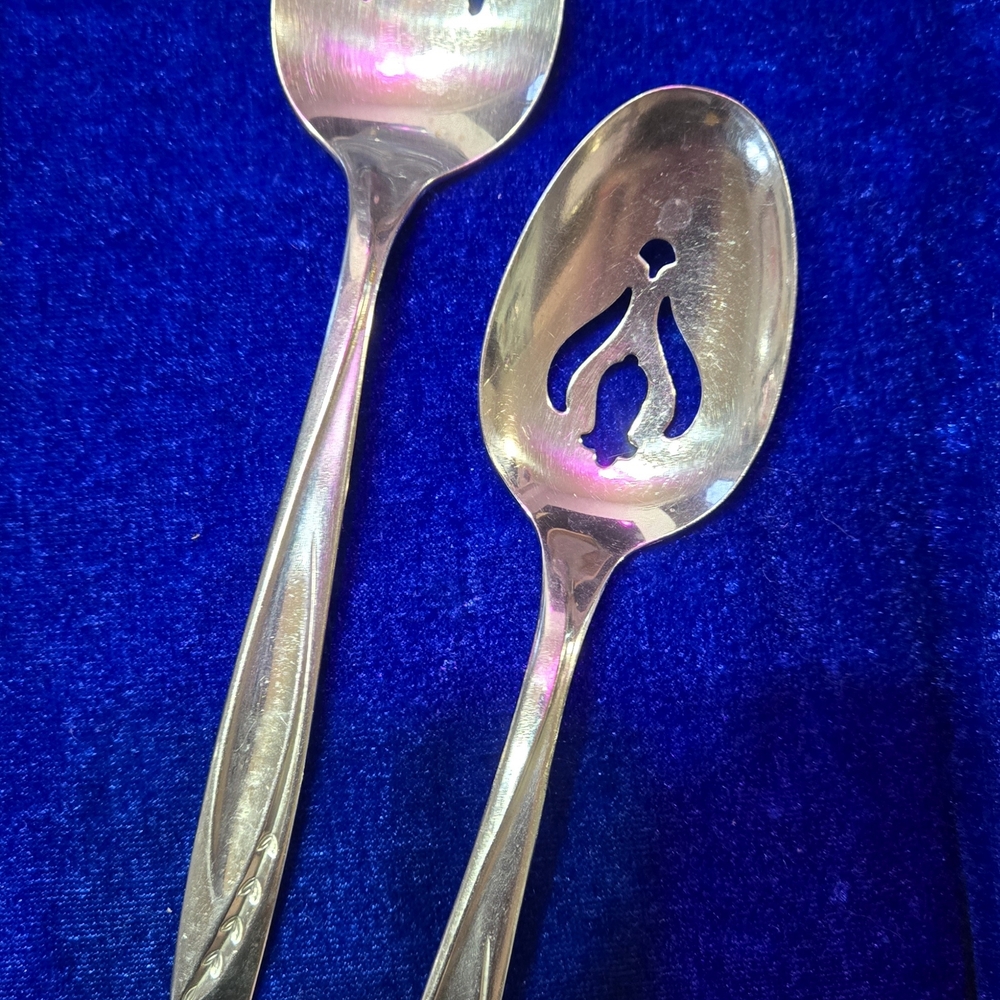 Elegant Silver Cutlery Set